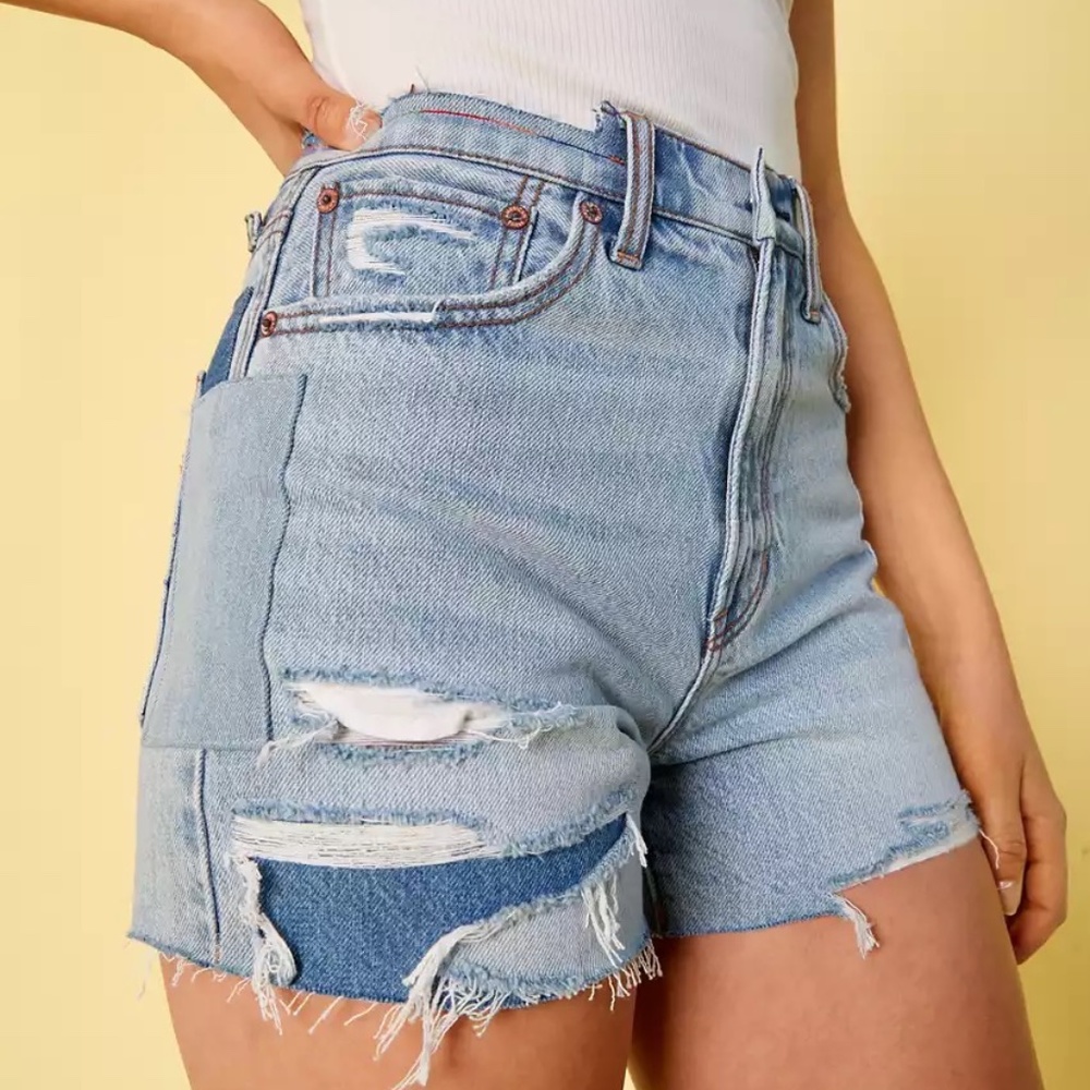 AE Pride Denim Highest Waist '90s Boyfriend Short with Comfort Stretch Waistband